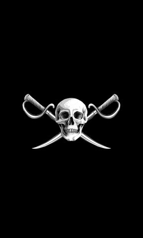 Pirate Crossed Swords 1 Banners & Flags