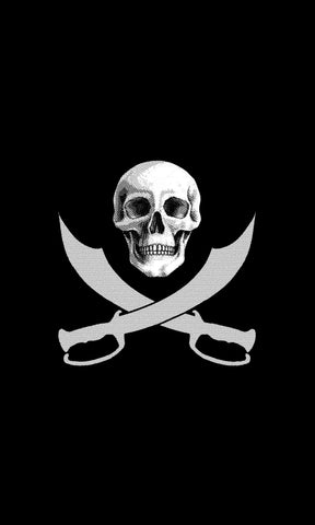 Pirate Crossed Swords 2 Banners & Flags